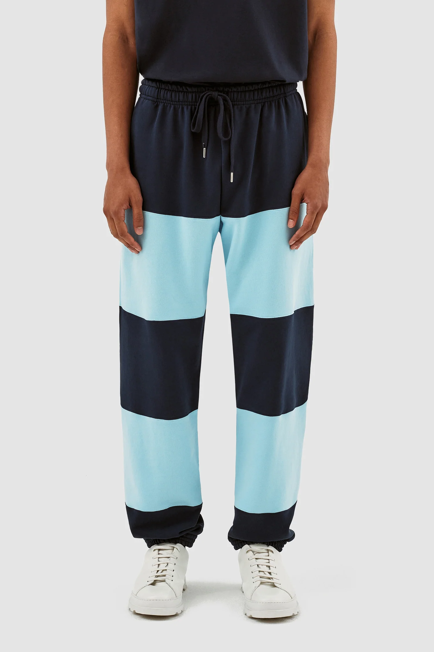 Tristian Stripes Pants - Navy/Light Blue - Image 2