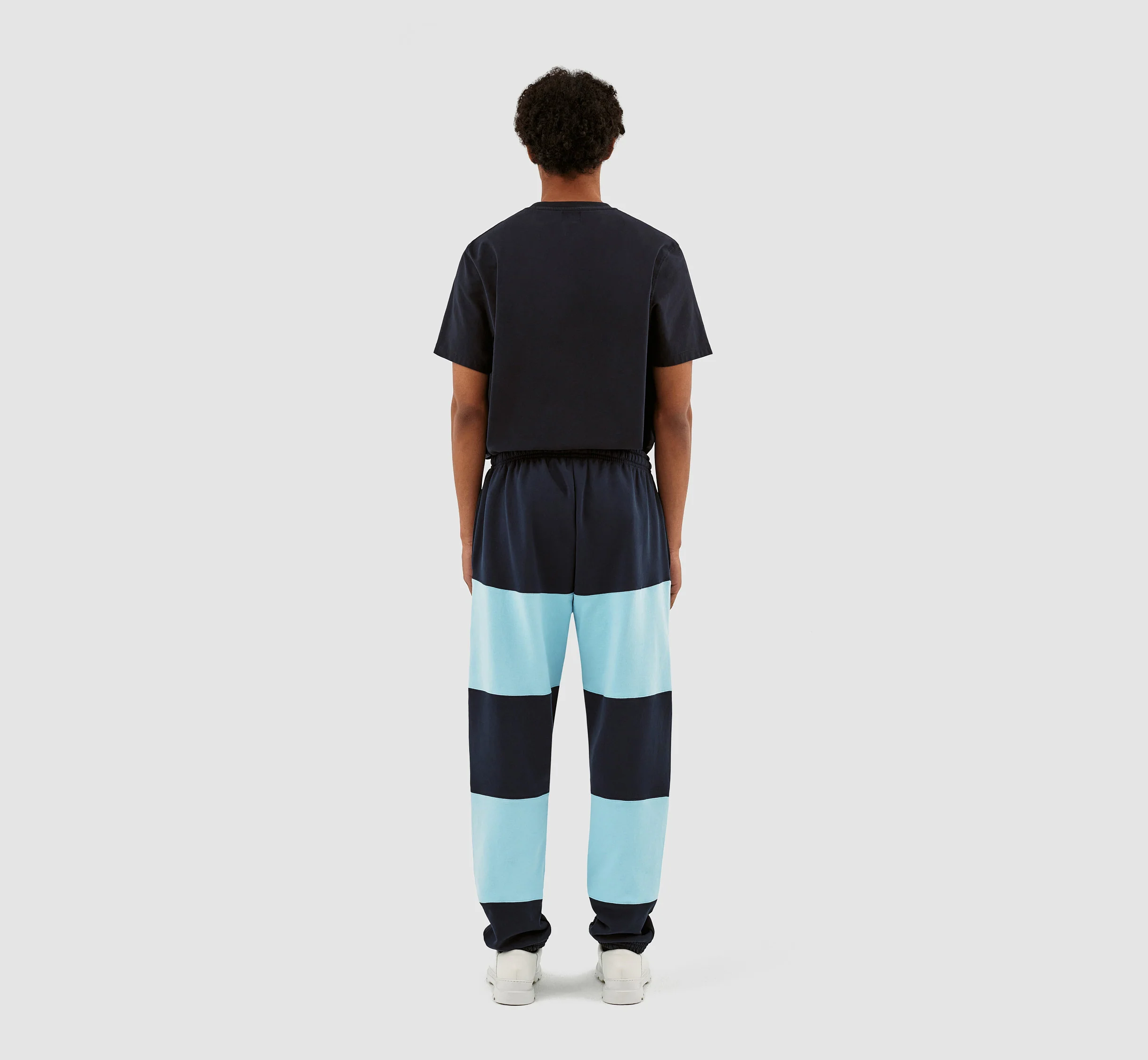 Tristian Stripes Pants - Navy/Light Blue - Image 7