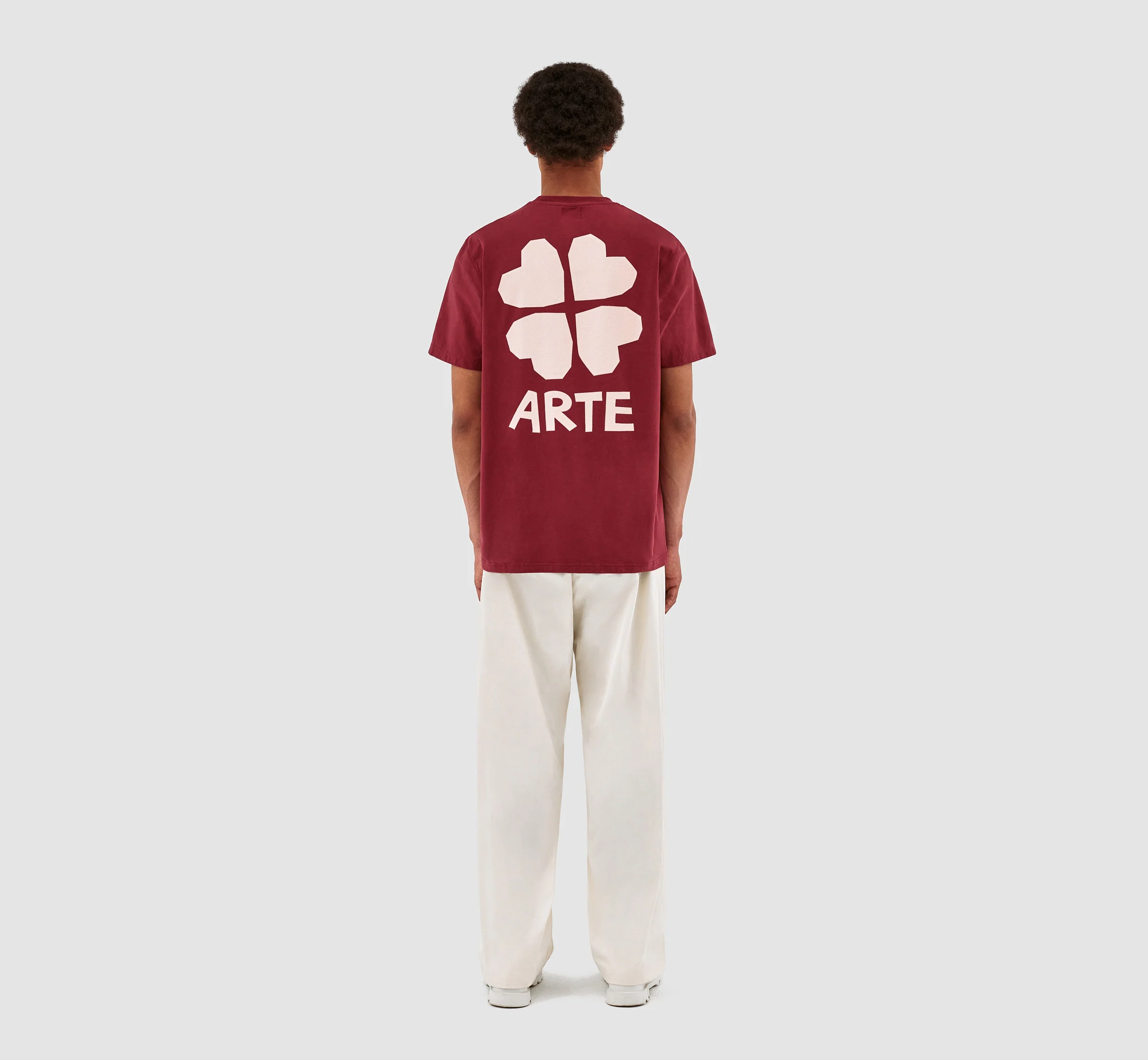 Turner Back Block Trevo T-shirt - Bordeaux - Image 5