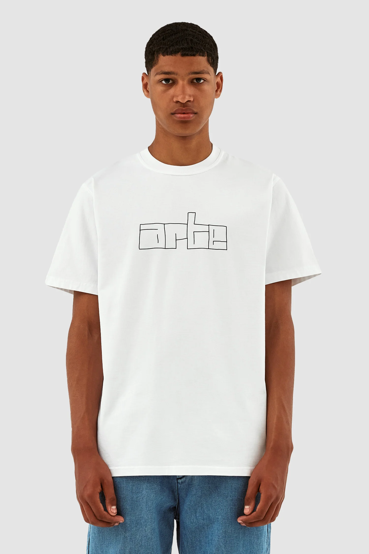 Turner Block Logo T-shirt - White - Image 2