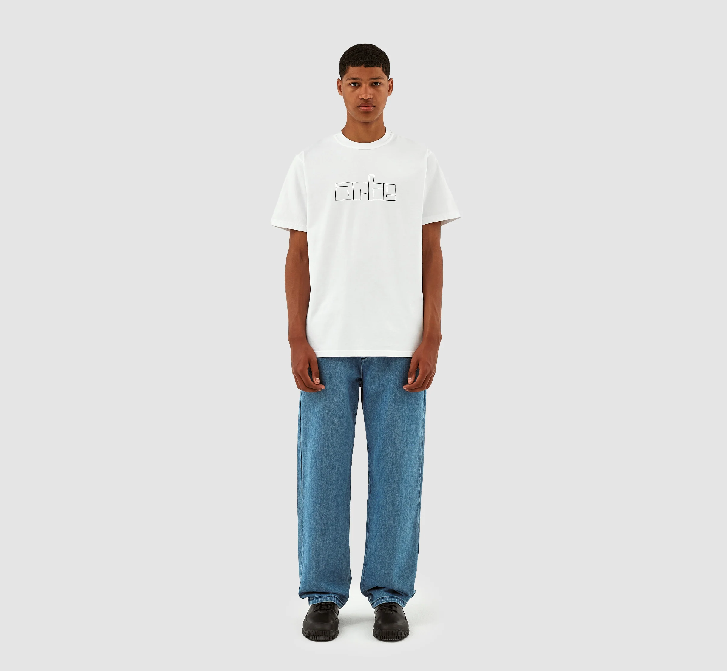 Turner Block Logo T-shirt - White - Image 5