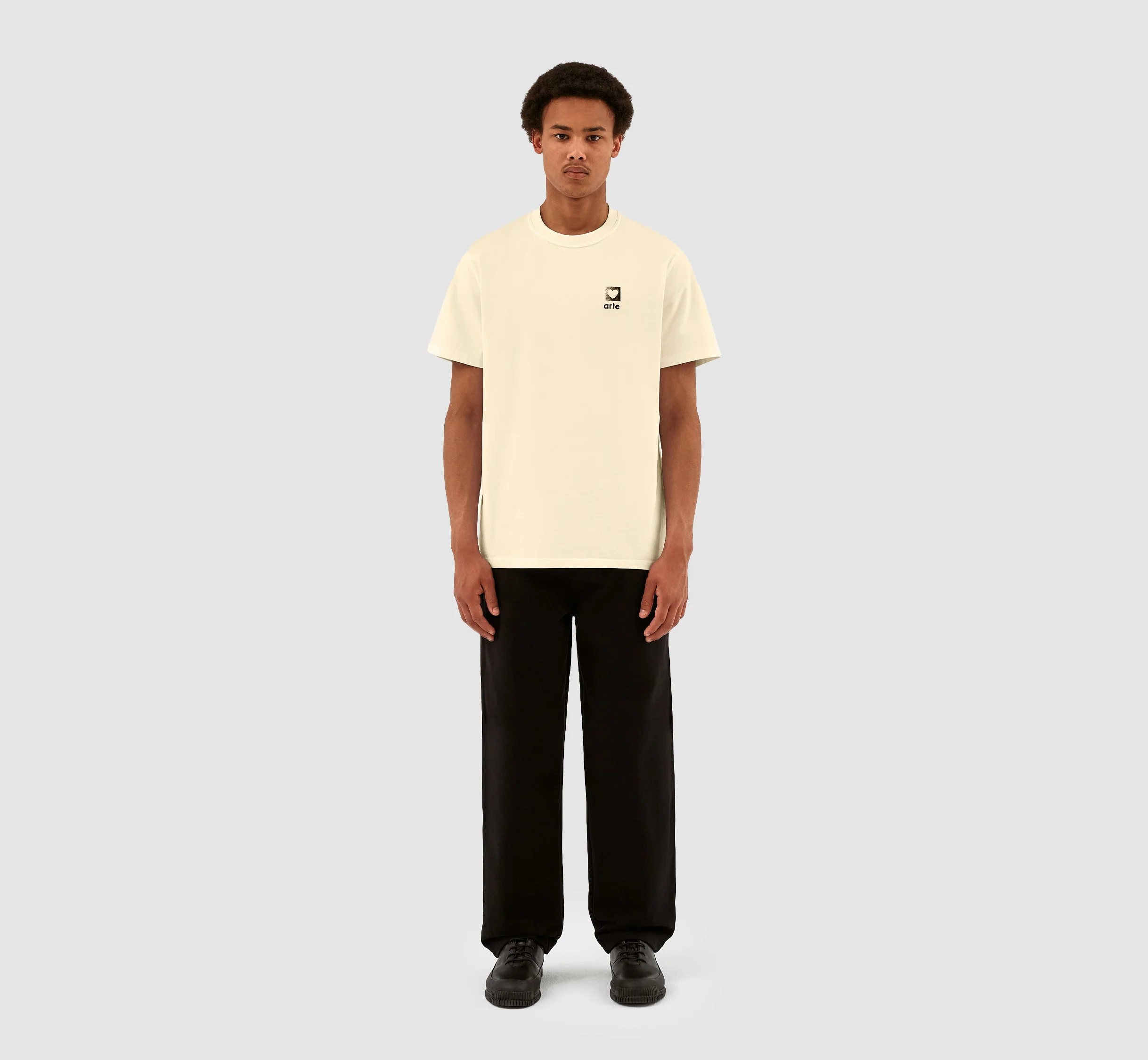 Turner Fade T-shirt - Cream - Image 5