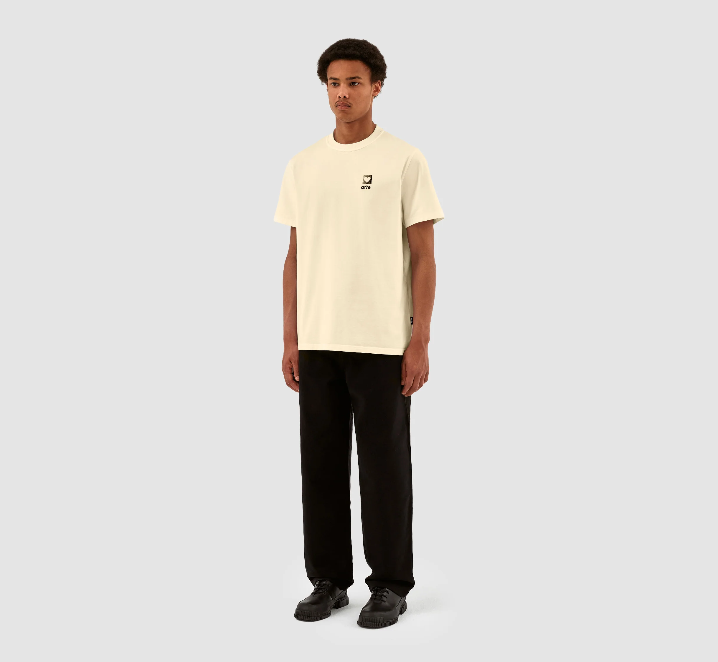 Turner Fade T-shirt - Cream - Image 6