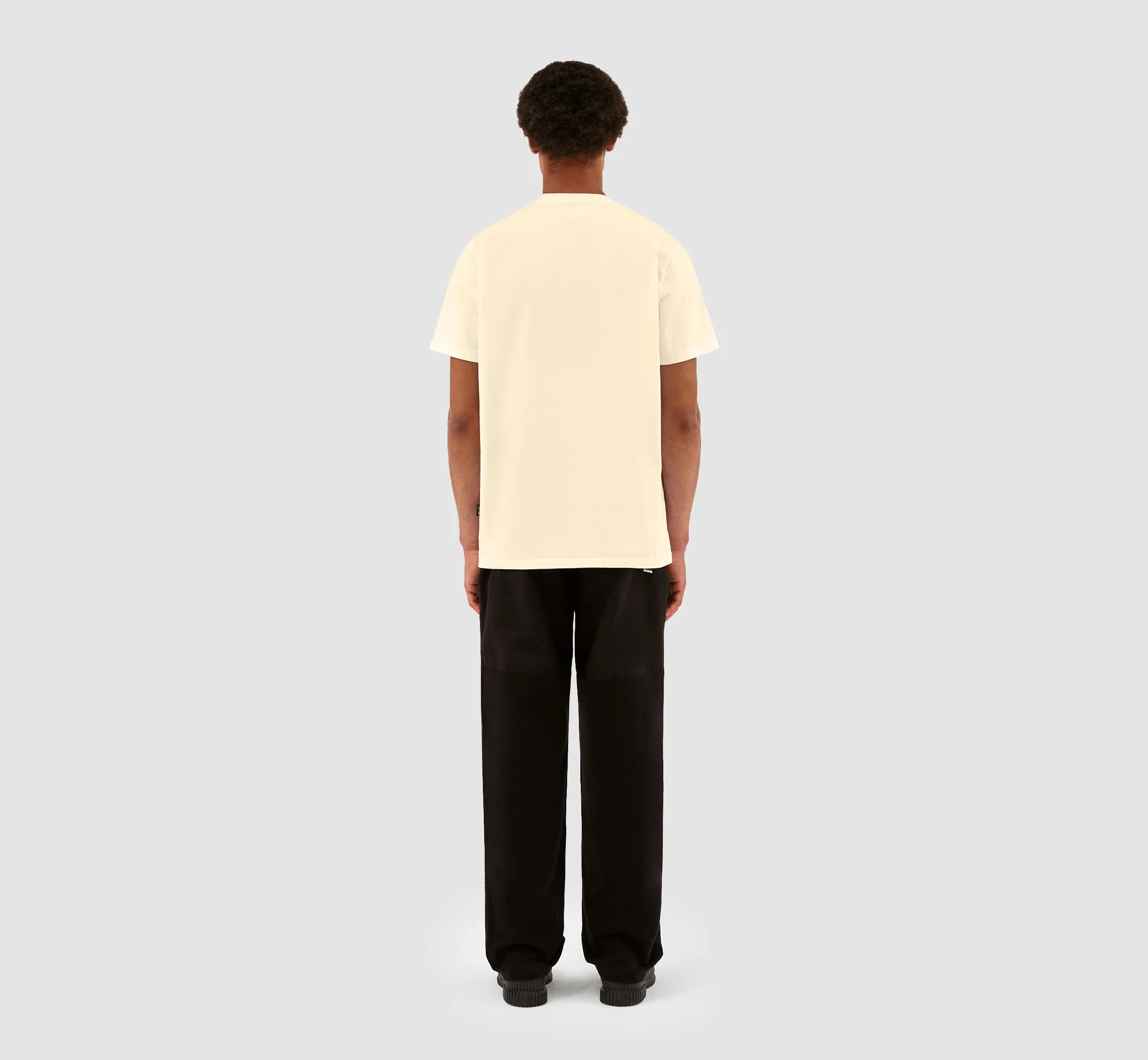 Turner Fade T-shirt - Cream - Image 7