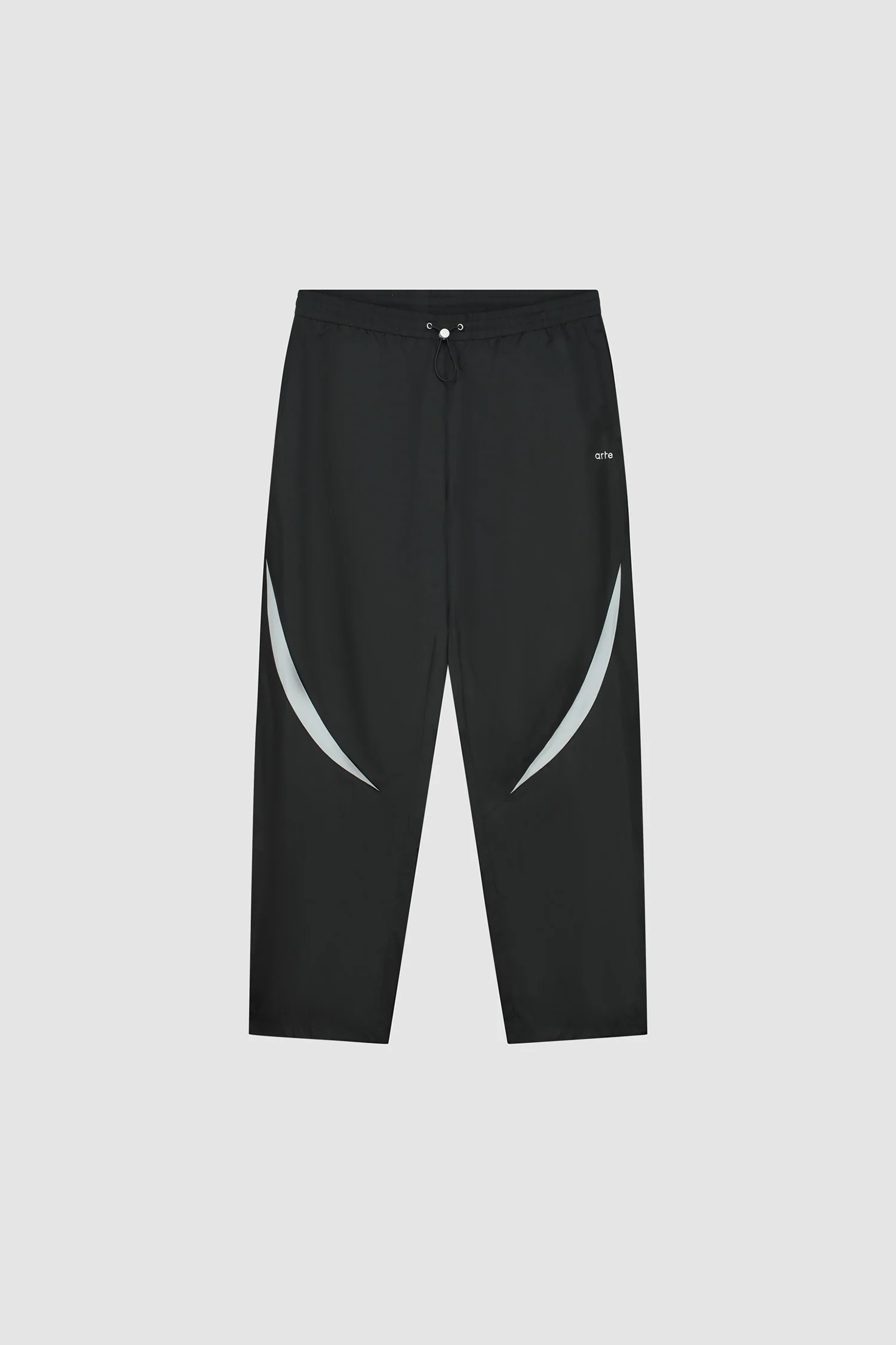 Two-tone Tracksuit Pants - Black - Image 8