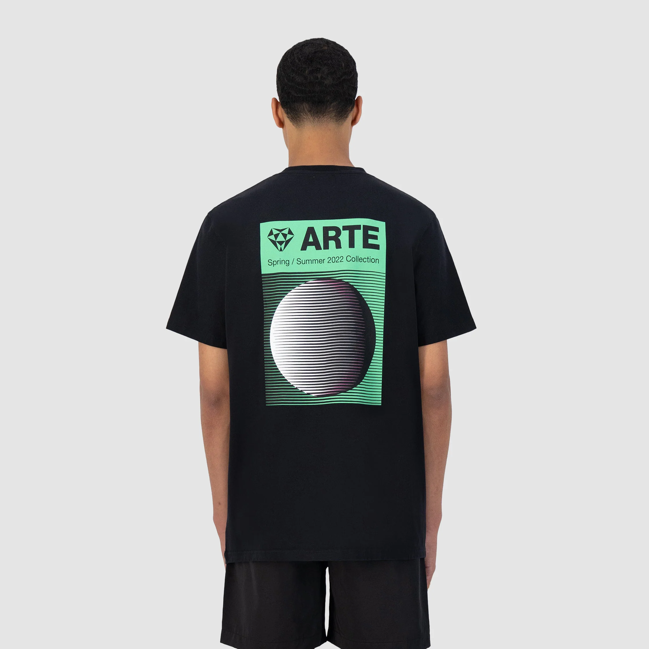 Tzara Back Ciclo T-shirt - Black
