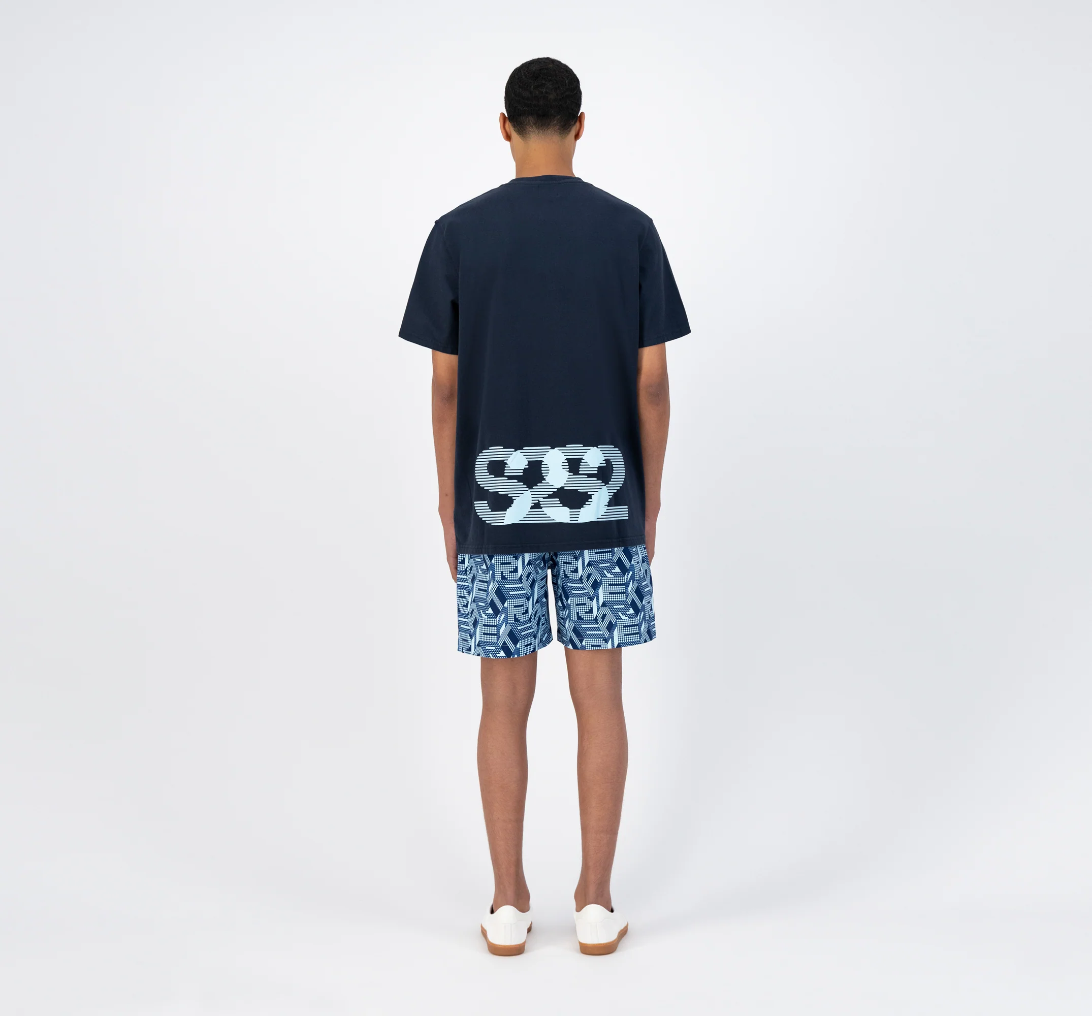 Tzara Back SS22 T-shirt - Navy - Image 5