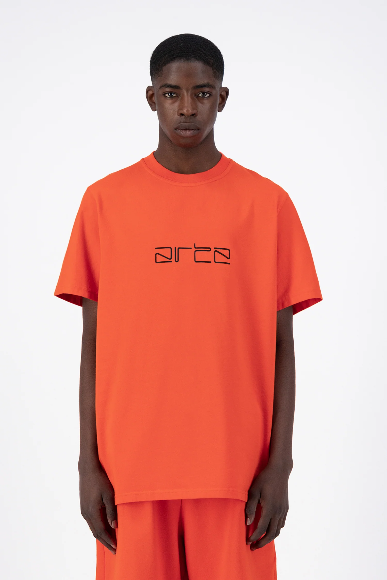 Tzara Line Logo T-shirt - Red - Image 2