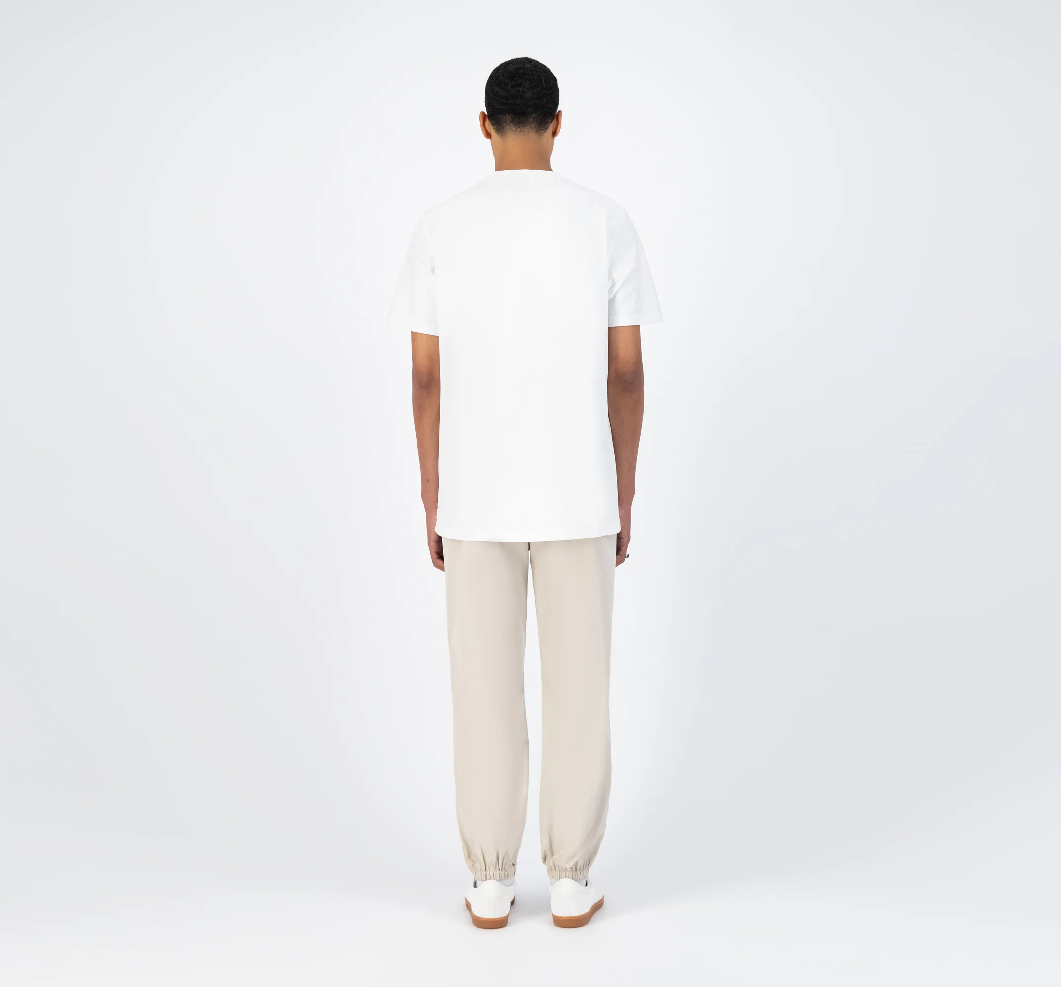 Tzara Line Logo T-shirt - White - Image 5