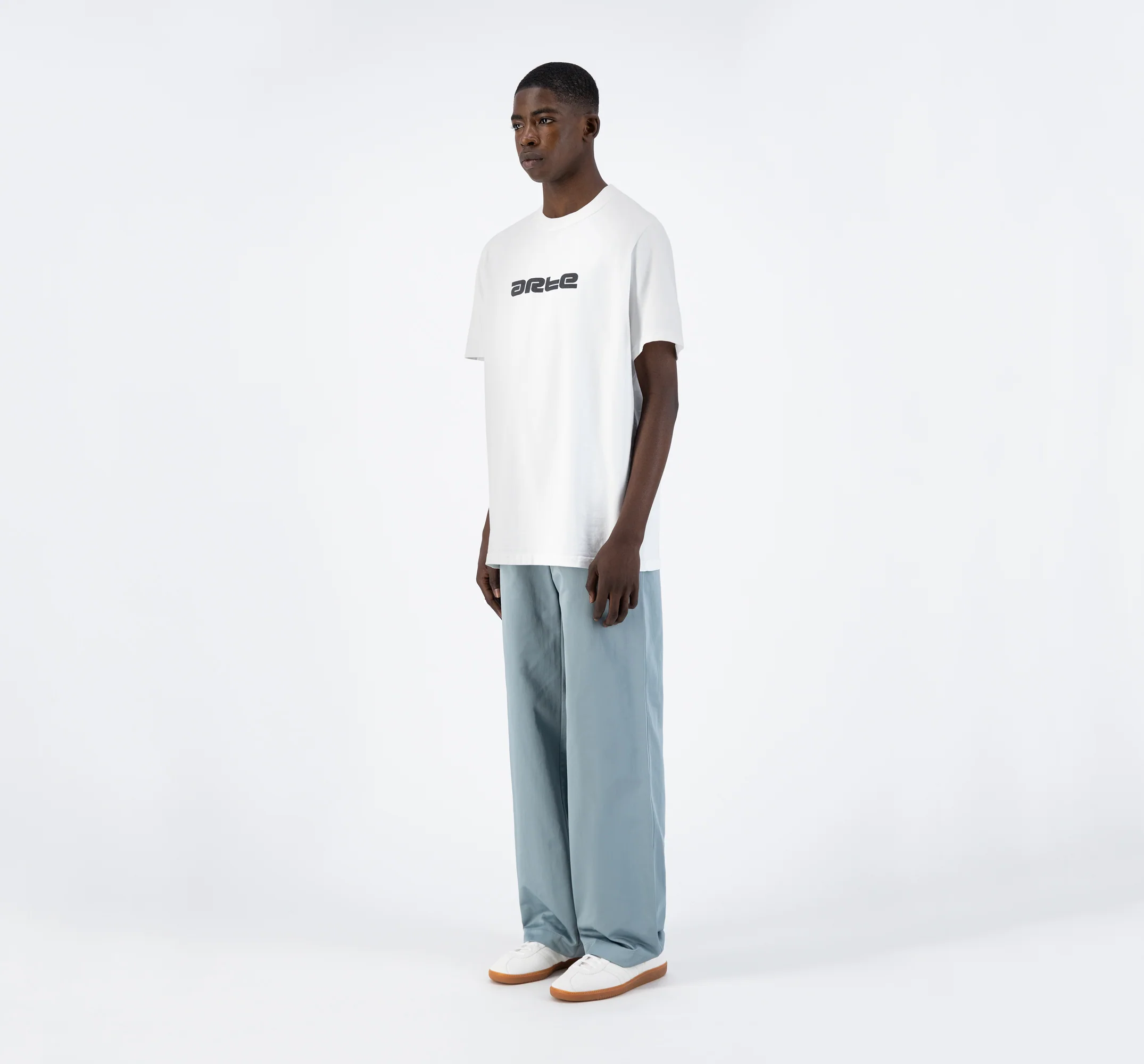 Tzara Logo T-shirt - White - Image 6