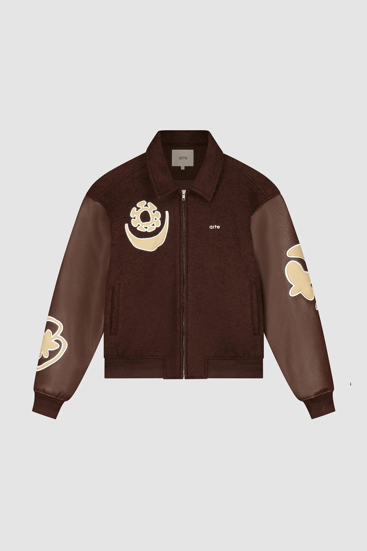 Varsity Jacket - Brown/Brown - Image 10
