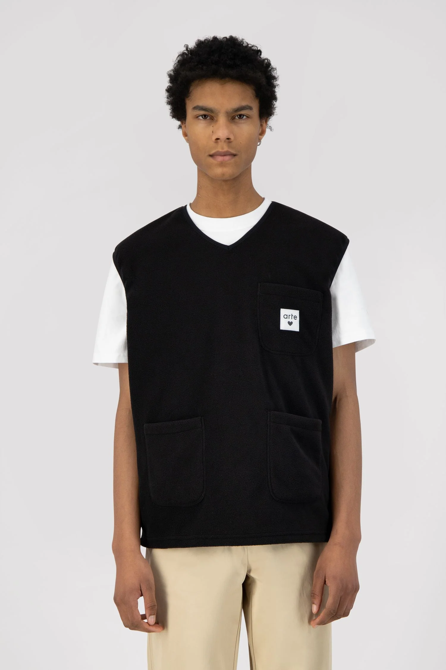 Victor Knit Vest - Black - Image 2