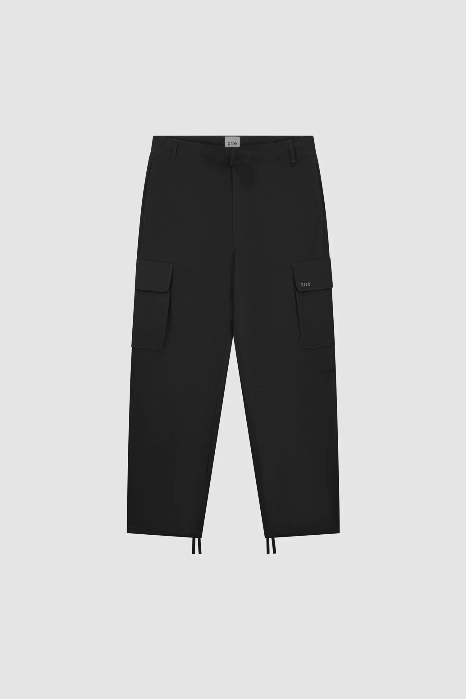Waxed Ripstop Pants - Black - Image 8