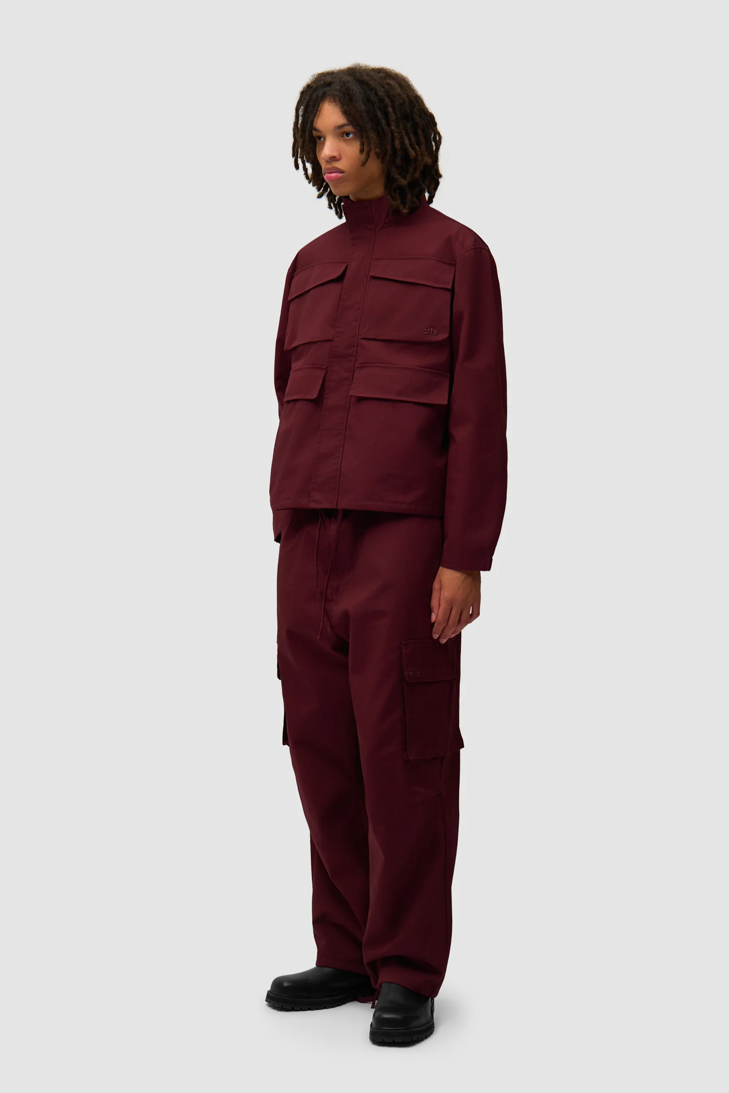 Waxed Ripstop Pants - Bordeaux - Image 6