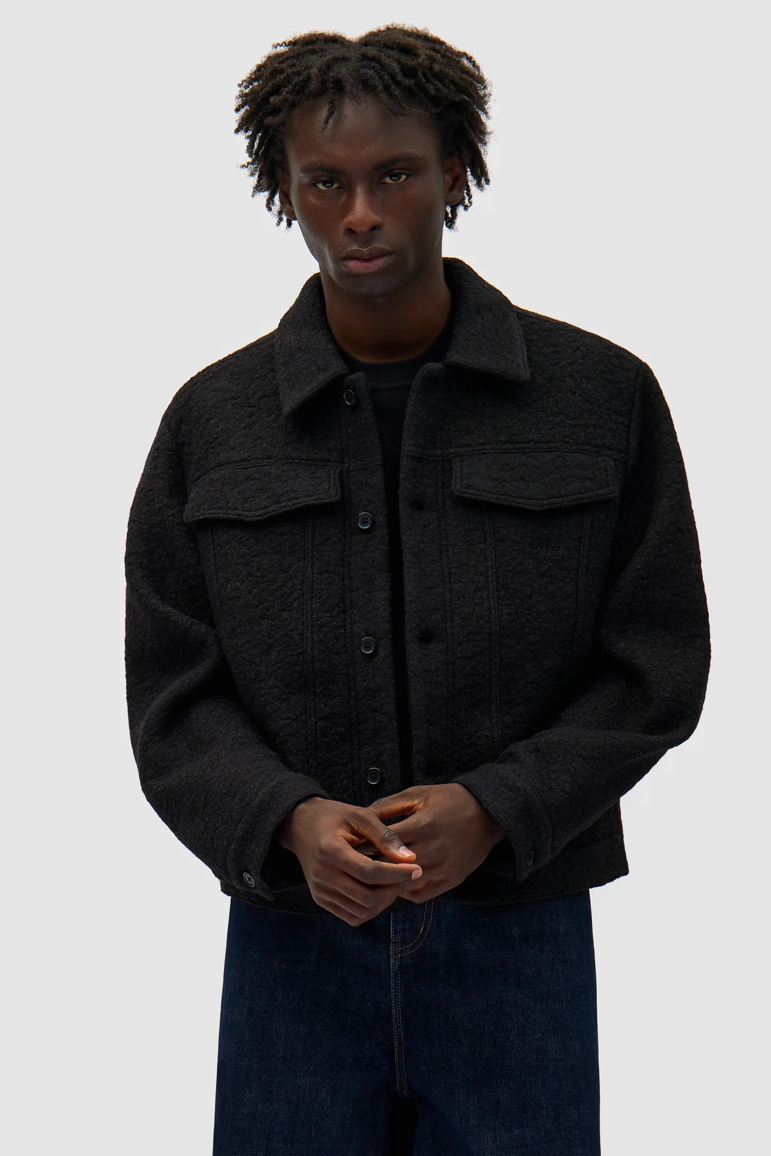 Wool Jacket - Black - Image 2