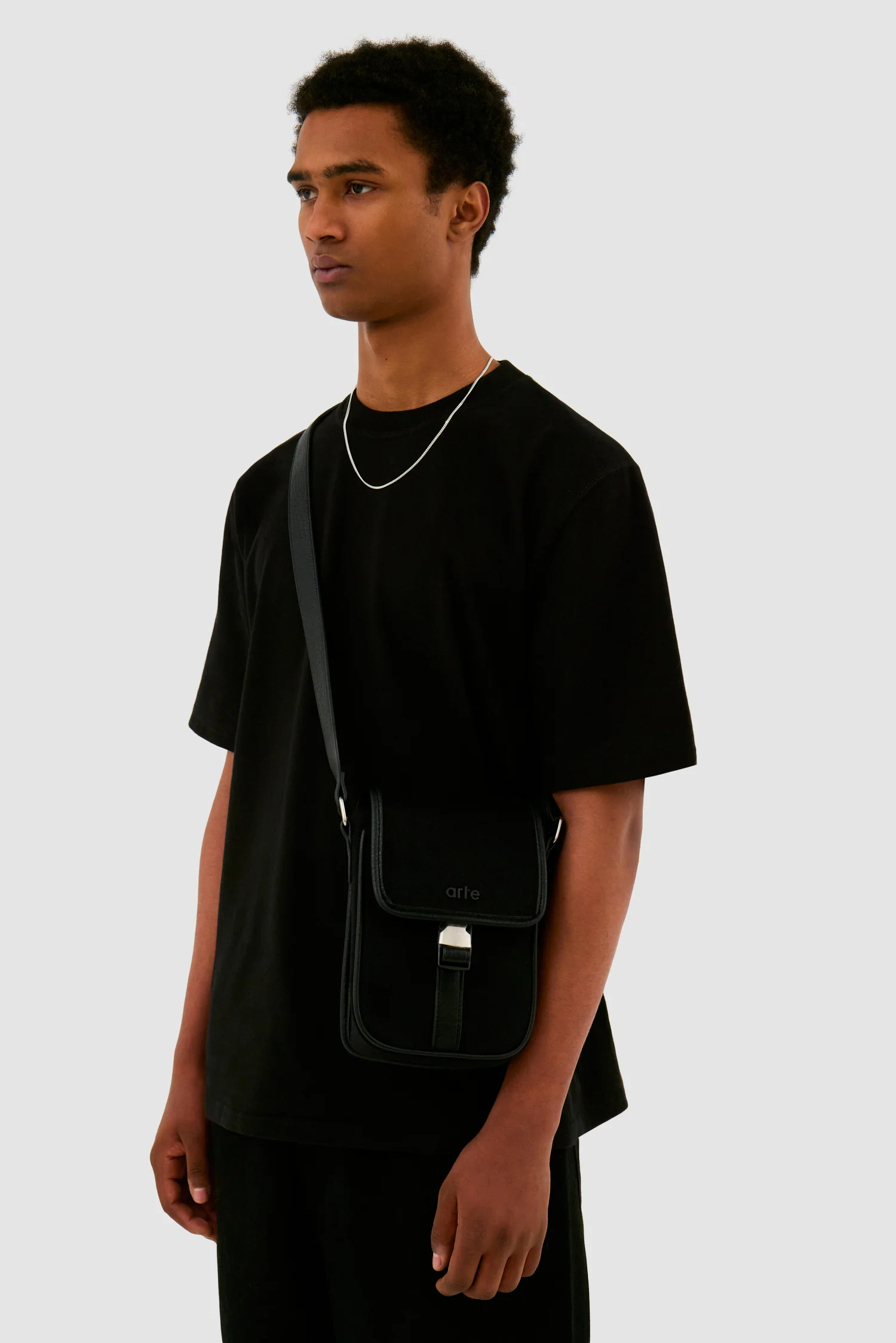 Wool Small Bag - Black - Image 3